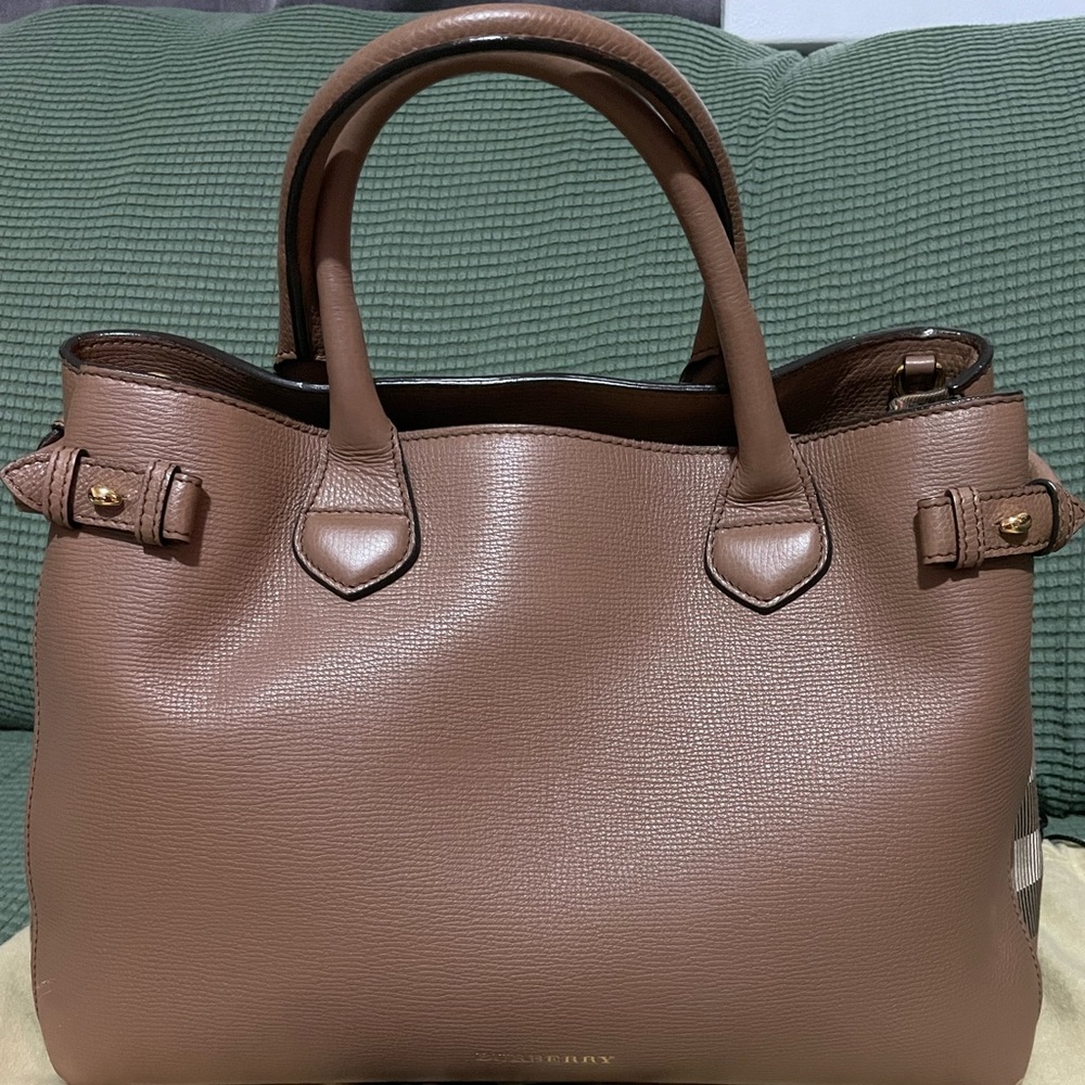 Authentic Burberry Banner House Check Tote